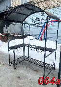 Мангал64а Эконом с крышей