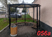 Беседка56а для курения 8-угольная 