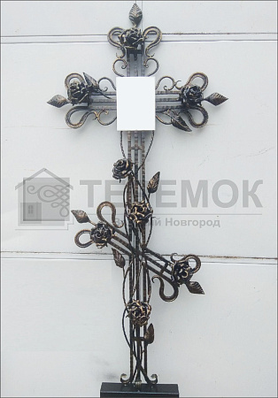 Крест Кованый 13 Розы