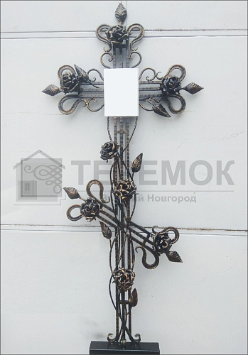 Крест Кованый 13 Розы